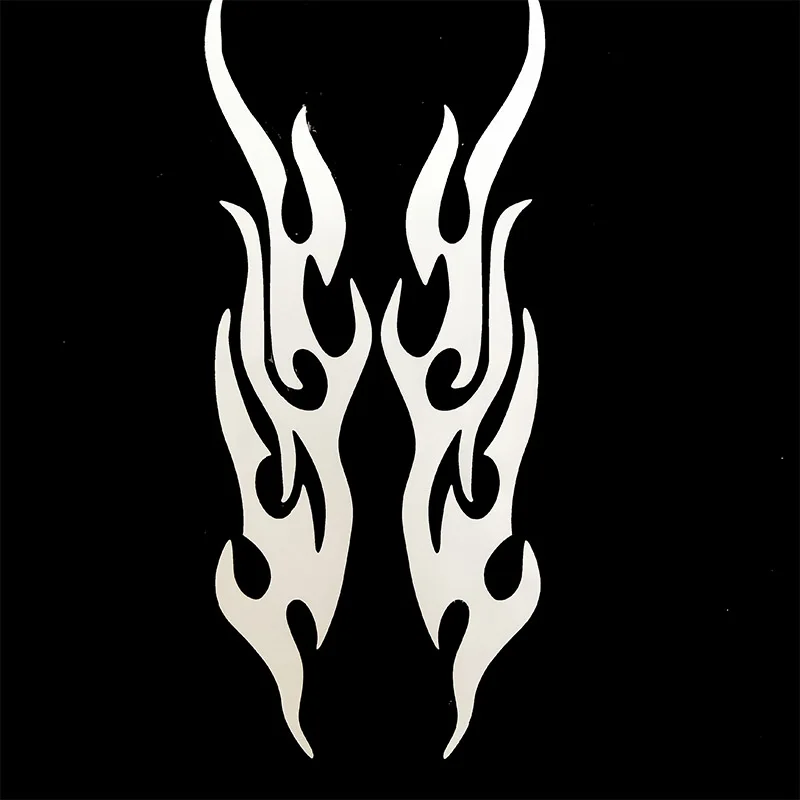 

19/29 см Прохладный огонь пламя светоотражающий автомобиль Стайлинг виниловая наклейка Стикеры зеркало заднего вида бампер царапинам Стикеры