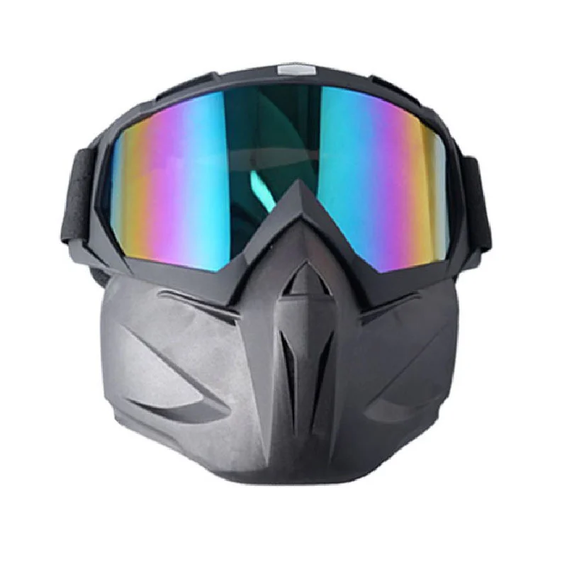 

Motorcycle Riding Mask Helmet Goggles Cross-country Sports Glasses Skiing Welding Goggles UV Protection Face Mask Accessories