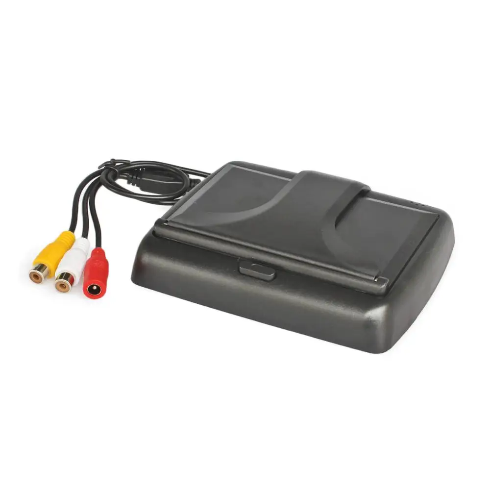 Складной TFT ЖК-монитор заднего вида DIYSECUR 4 3 " автомобильный монитор +
