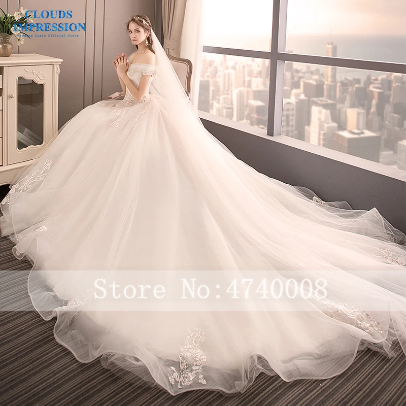 Сексуальное свадебное платье белое для невесты фатиновое размера плюс Vestige de Noiva