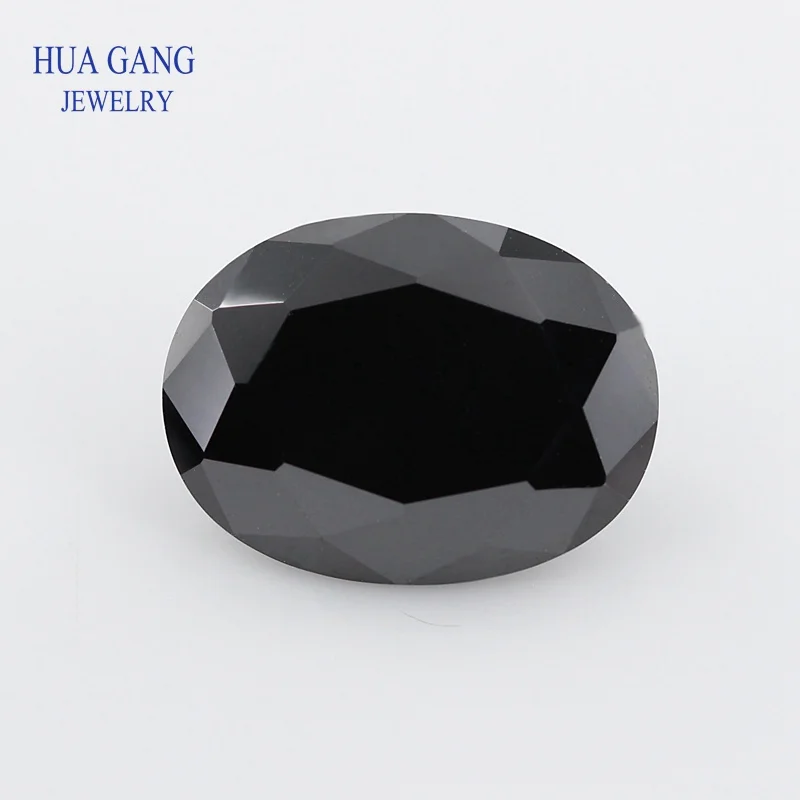 

Synthetic Gems Black Glass Stones Oval Shape Wholesale Jewelry Beads Glass Gems Beads Free Shipping