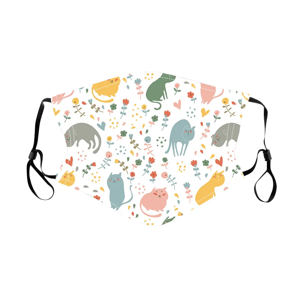 5 шт. в партии Детские воротником Детский уличный хлопковый рот маски защита для