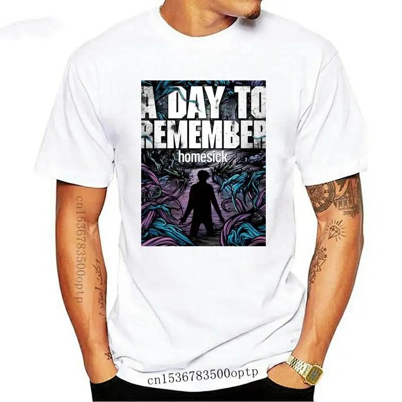 

New A Day To Remember T Shirt Homesick Men Black Cotton Shirts Top Tee Size S - 2XL