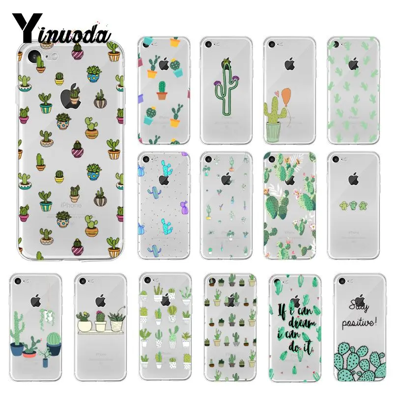 Чехол для телефона Yinuoda с изображением кактуса ярких цветов рисунком сделай сам