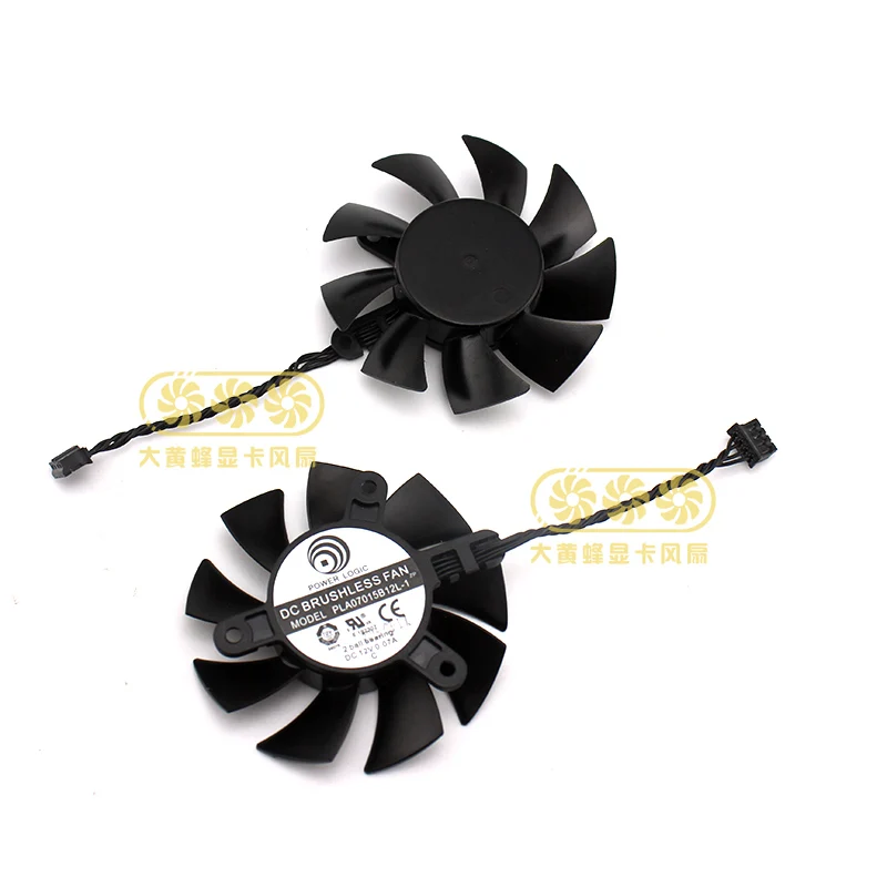 Новый оригинальный для EVGA GTX1080Ti GTX1070TI Гибридный видео Графика карты вентилятор