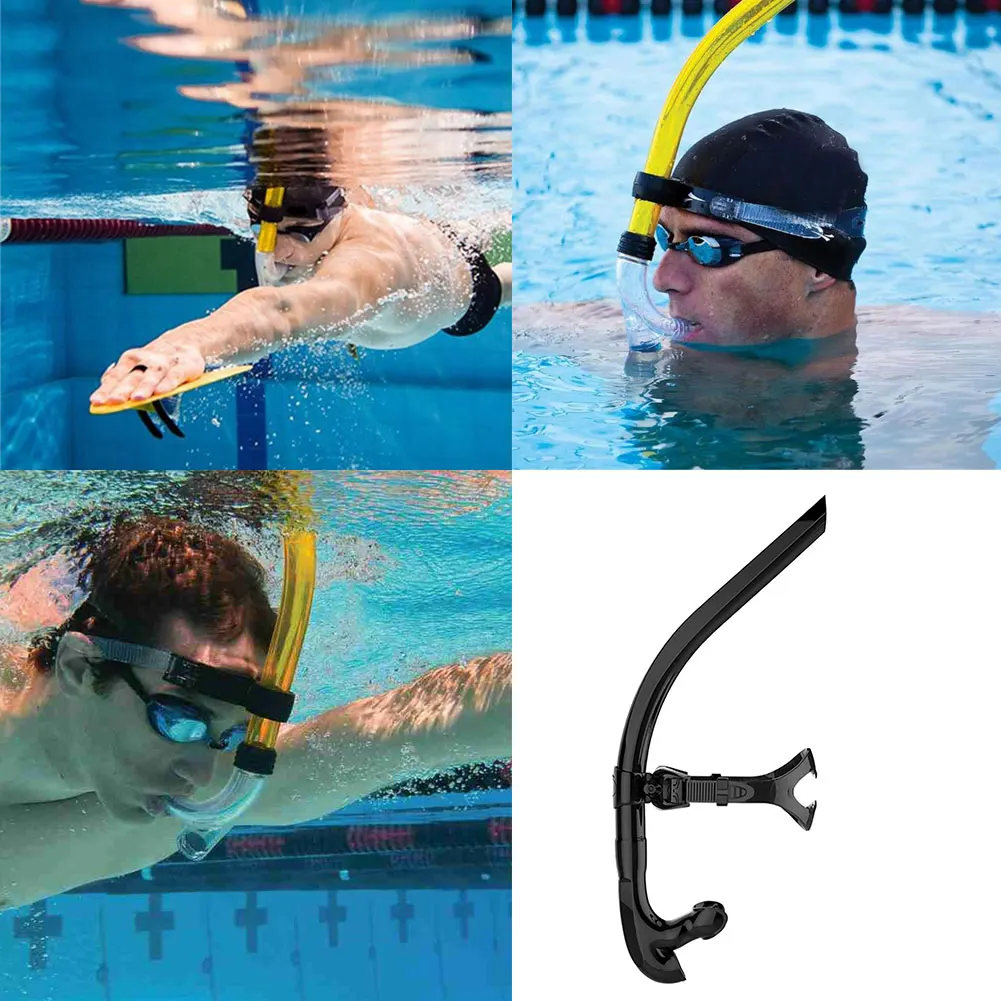 

Swim Snorkel Center Mount Silicone Comfortable Mouthpiece for Lap Swimming Training for Adult Kids Swimmers Snorkeling Gear