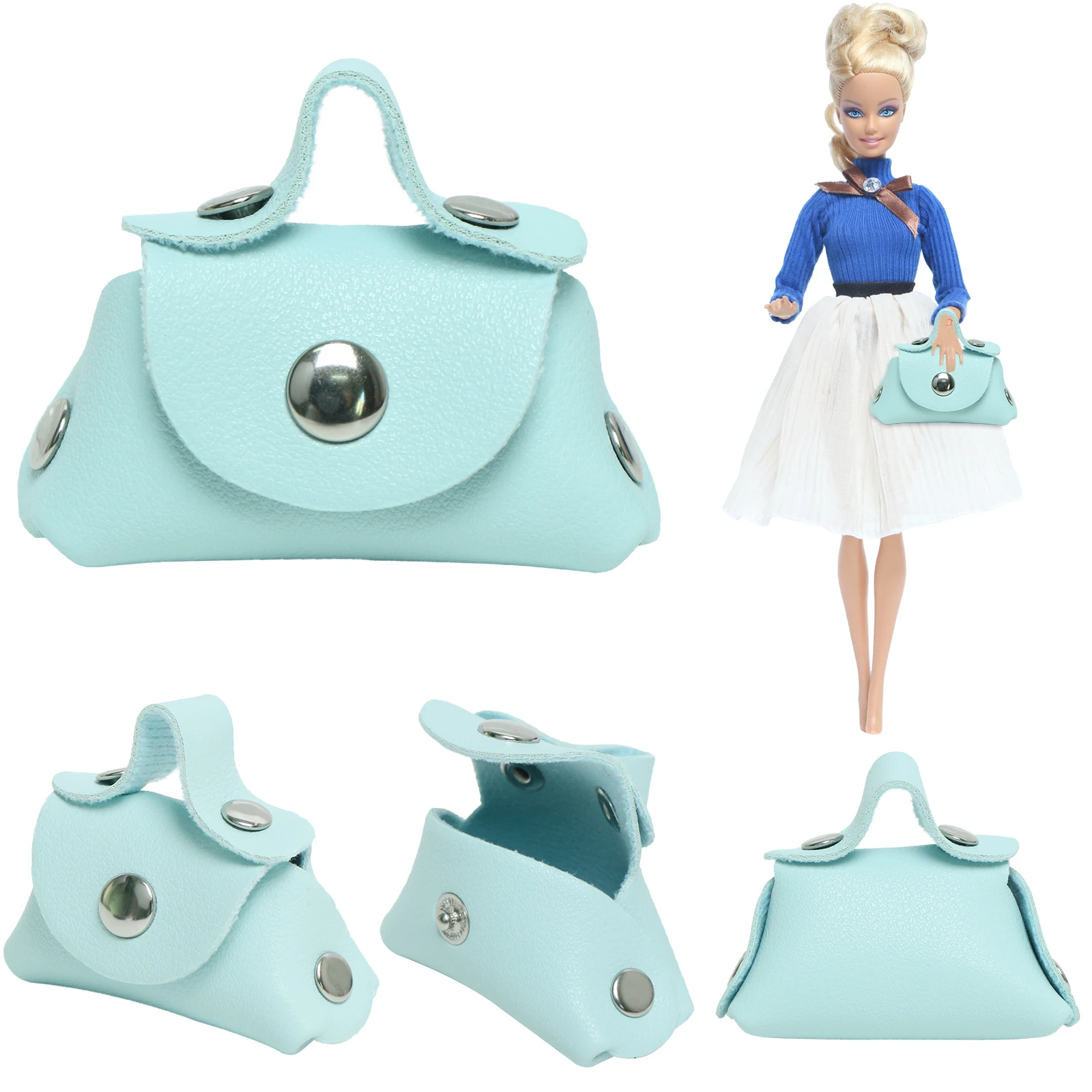 Модная сумка для куклы BJDBUS 1 шт. кожаный кошелек Мини Зеленая покупок аксессуары