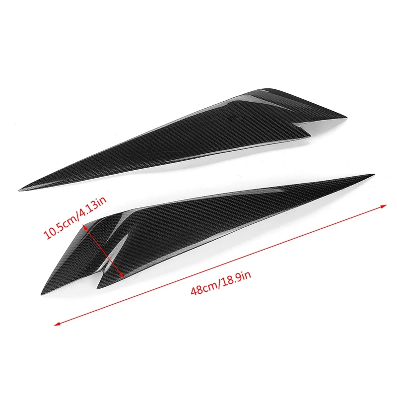 

1Pair Carbon Fiber Headlight Eyebrows Cover Eyelids Trim For Bmw X1 E84 2009-2014 Car Styling For Front Headlight