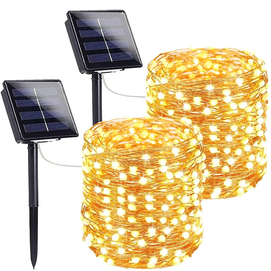 

10M 30M 40M Solar String Light Outdoor Christmas Solar Fairy Light Copper Wire Solar Light Garden Patio Gate Yard Party Decor