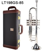 new mfc bb trumpet lt198gs 85 silver plated music instruments profesional trumpets mouthpiece accessories included case