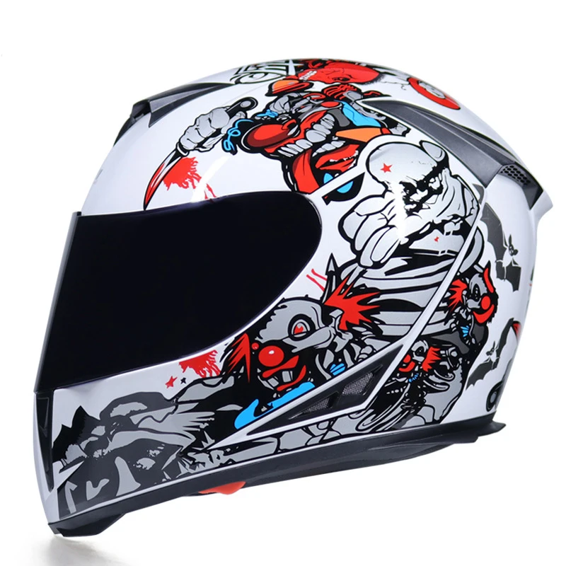 

Full Face Helmet Motorcycle Casco Moto Vintage Scooter MTB ATV Cafe Racer Casque Cross Enduro Motorbike Capacete De Moto