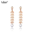 Женские вечерние Ги из нержавеющей стали с искусственным жемчугом