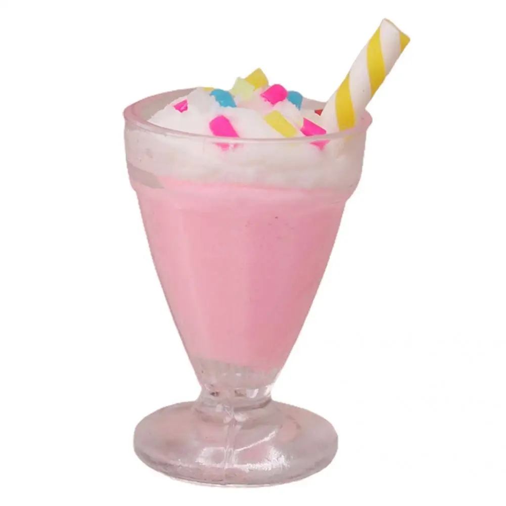 

Полезный свежий внешний вид красивый кукольный домик Модель мороженого для 1/12 кукольного домика кукольный домик мороженое