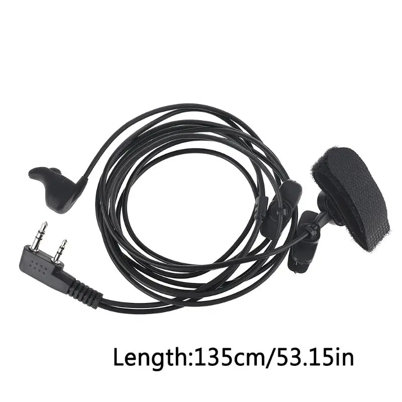 Ушной костяной наушник Mic Finger PTT гарнитура для Kenwood TK3107 KPG27D TH225 радио|Запчасти и