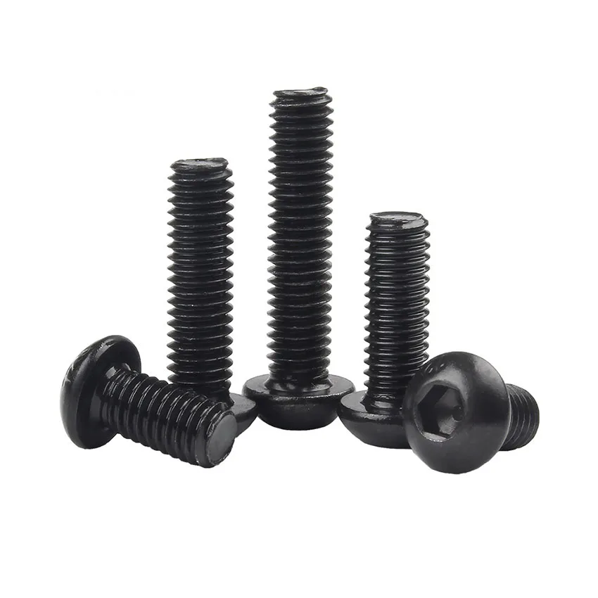 

1 шт. M10 M12 черные болты с шестигранной головкой класса 10,9