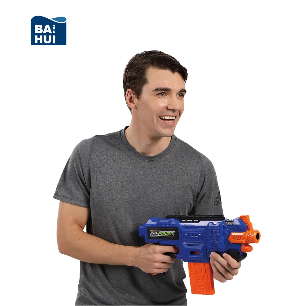 Мягкий пулемет для стрельбы по мишеням на воздушной подушке Airsoft Weapons Sniper Target Shoot Blasters Dart Toys для мальчиков, электрический поролоновый Пневматический оружие.