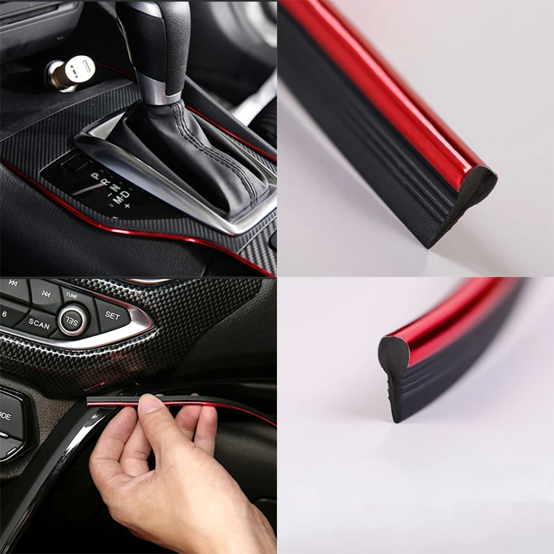 Автомобильные аксессуары 5 м светлая обшивка украшение автомобиля внутренняя