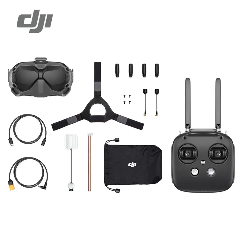 DJI цифровой съемкой от первого лица Системы воздуха вращающегося вала 5,8 ГГц 8CH передатчик HD 1080P Камера 1440X810 FPV очки комбо с дистанционным управлением режим контроллера 2