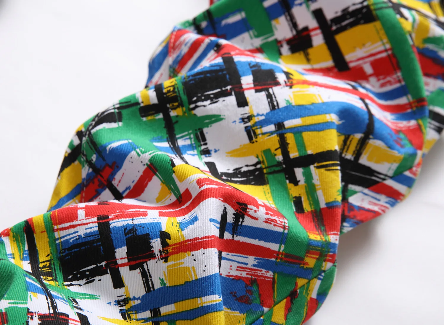 Men's Spring Fashion 3D Graffiti Printed Jeans Hip Hop Streetwear Cotton Denim Pants Slim Fit Male Casual Straight Trousers