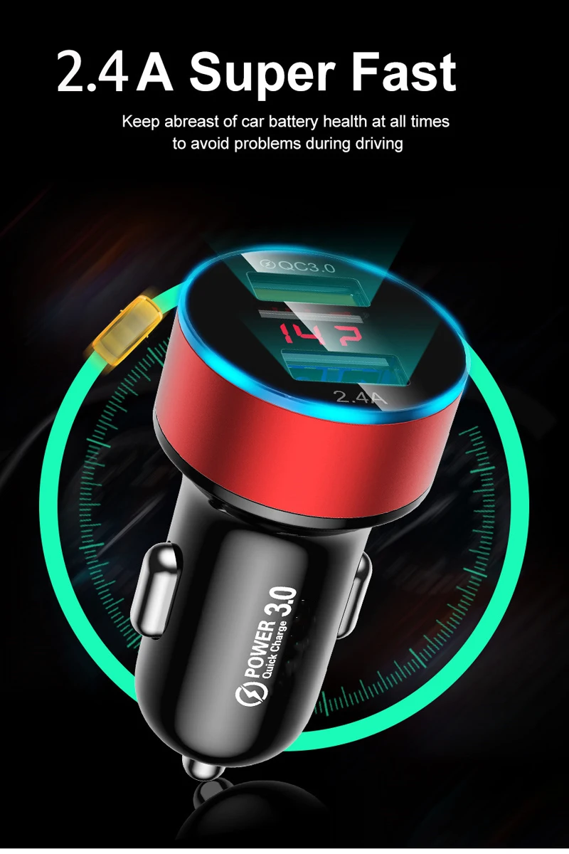 Автомобильное зарядное устройство с магнитным кабелем Micro USB кабель для передачи