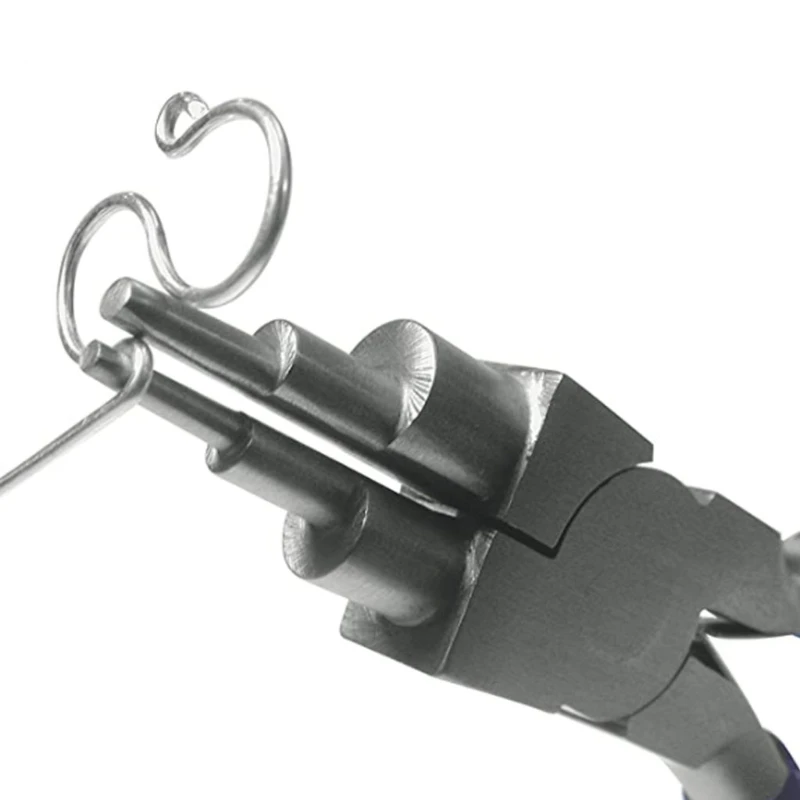 

3Pcs 6-in-1 Bail-Making Pliers Bent Nose Pliers For Wire Bending Jewelry Tools J60E