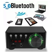 bluetooth compatible hifi digital power receiver audio amplifier board 50w stereo amplificador home theater usb tf card player