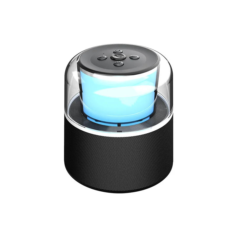 TWS Wireless Bluetooth Speaker 5.0 Colorful Lights Portable Mini TF Card U Disk Subwoofer High Volume Speaker Noise Reduction