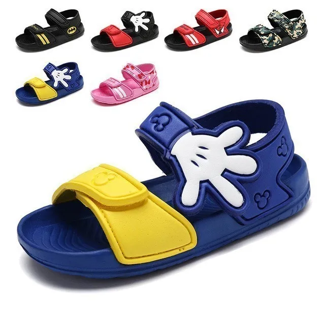 Детские сандалии новая летняя камуфляжная Нескользящая пляжная обувь для