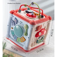 10 in 1 sorter activity box baby toys rechargeable 15 5cm educational toy with patting drums music instrument lights nsv