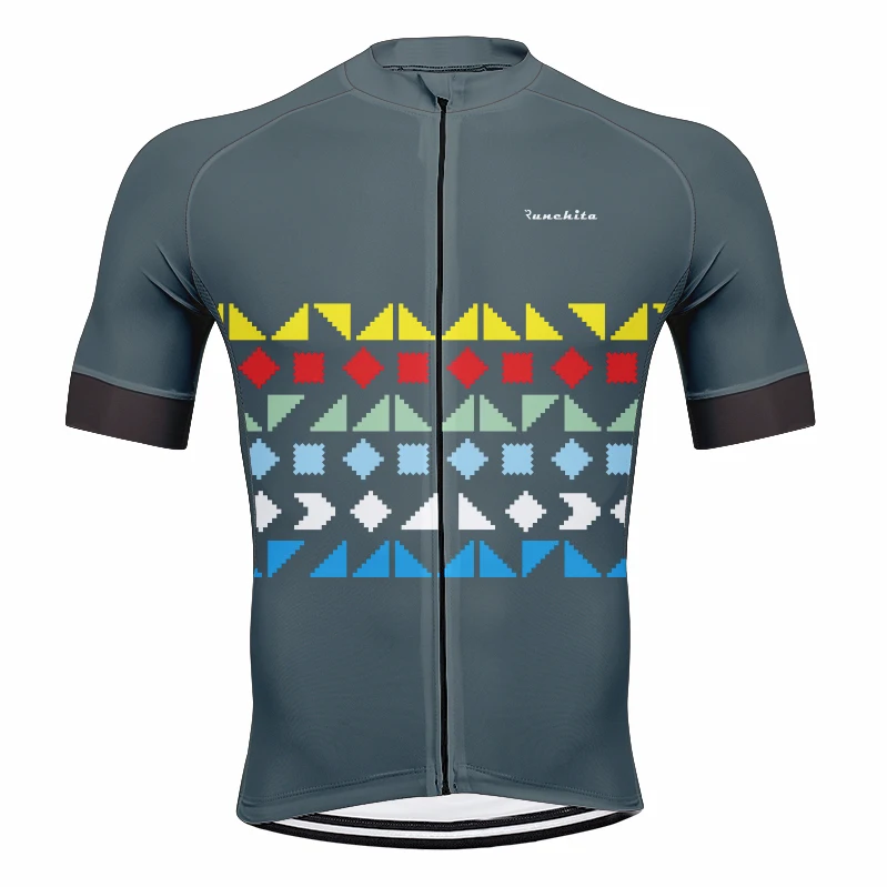 2019 команда RUNCHITA Велоспорт Джерси Мужская облегающая боди с коротким рукавом MTB