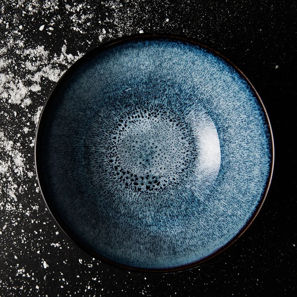 

Ретро глазурованные керамические салатники большие чаши для риса и супа миска для лапши 7,65 дюймов фарфоровые чаши