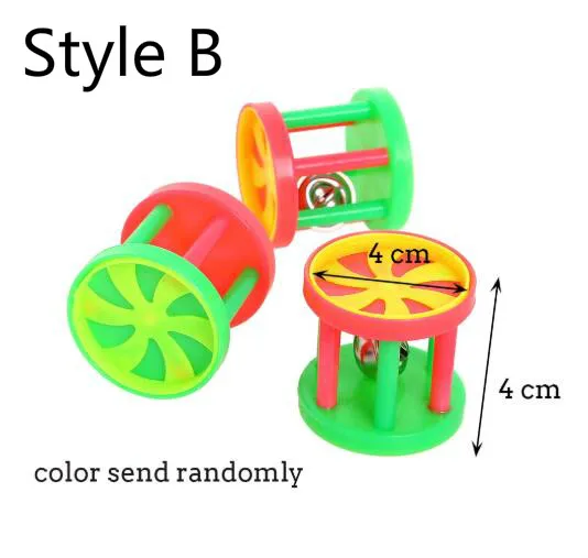 Parakeets Conures игрушки погремушки колокола игрушечные ступни обогащение штанги мяч
