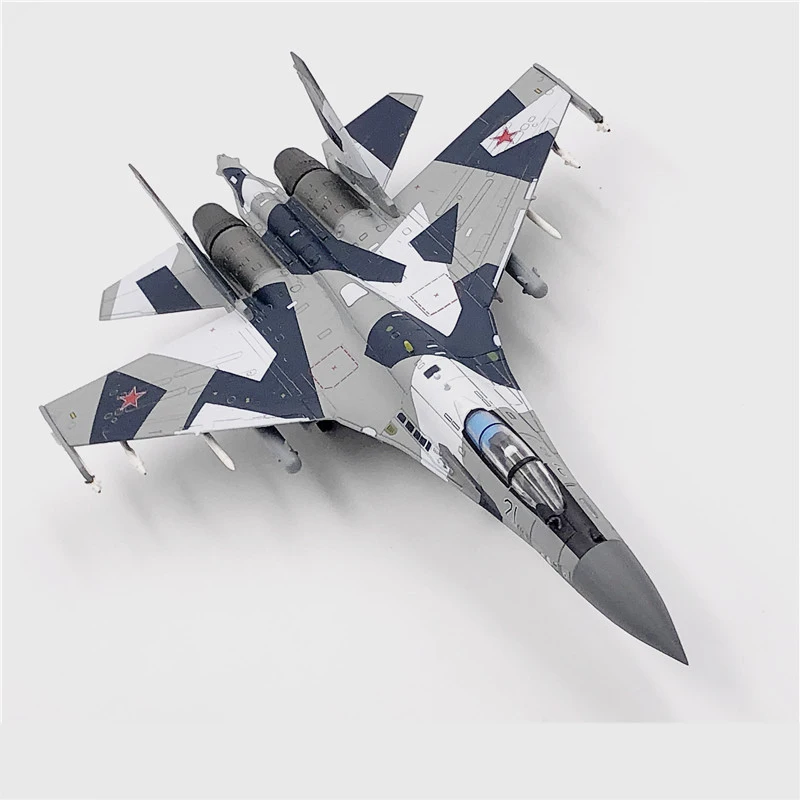 Модель самолета Jason TUTU модель российского истребителя ВВС Su 35 из сплава Литые