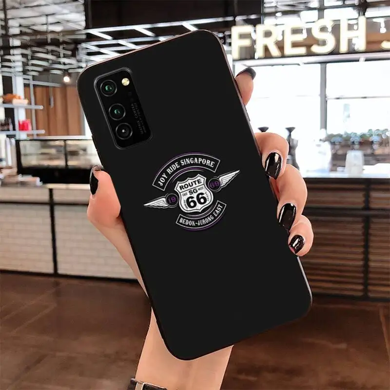 HPCHCJHM Route 66 чехол для Samsung S20 plus Ultra S6 S7 edge S8 S9 S10 5G lite 2020 | Мобильные телефоны и