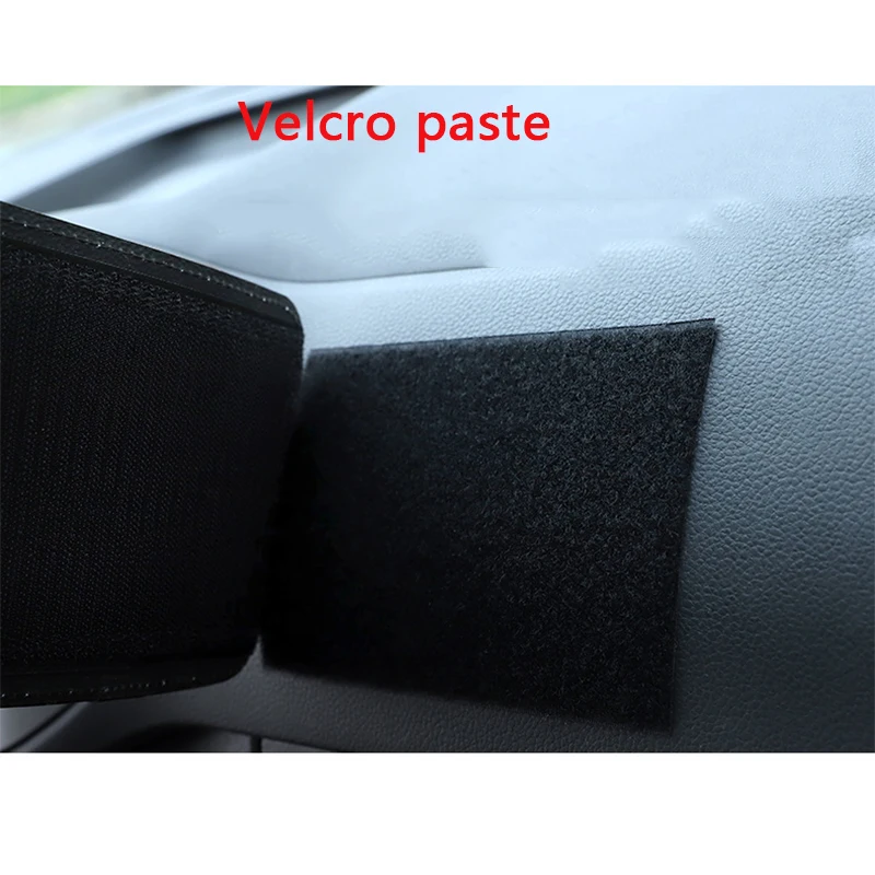 

Newest Car PU Leather Pouch Bags Paste Type Collecting Box Organizer Storage Bag for Cards Mobile Phone Car Interior Accessories