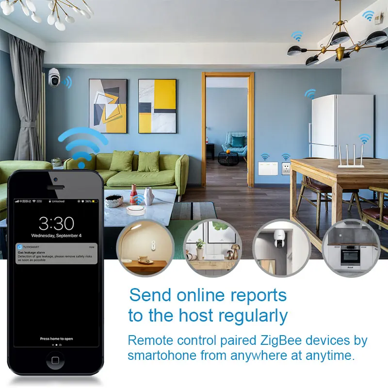 Aubess Tuya Zigbee Smart Wired Gateway/Multi Mode Hub Home Brug Leven App Afstandsbedie Multi-function | Обустройство дома