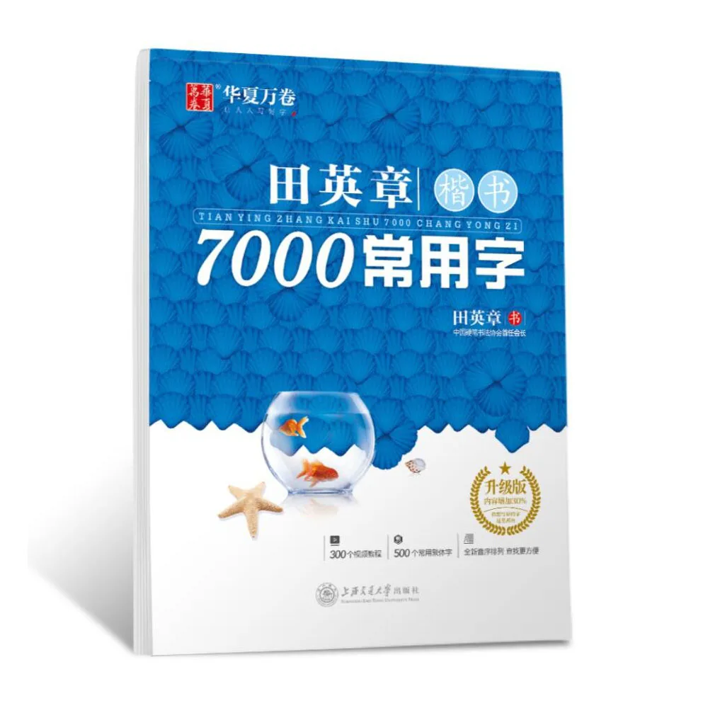 7000 Common Chinese Characters Copybook Chinese Pen Calligraphy Copybook Regular Script Writing Chinese Book Adult Writing Books