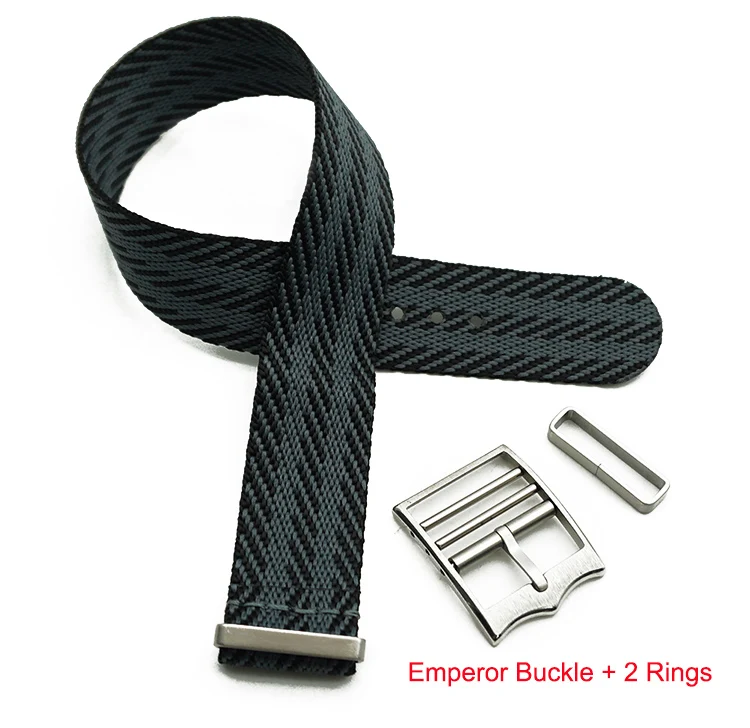 New Design Nato French Troops Parachute Bag For Tudor Black Bay Watch Strap Nylon Nato Strap 20mm 22mm For Brand Military Watch