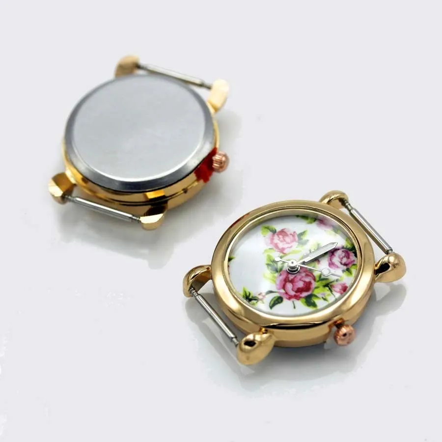 Shsby Diy Personality Gold Silver Rose Gold Watch Header Flower Circle Watch Table-core Watchband Watch Accessories Wholesale