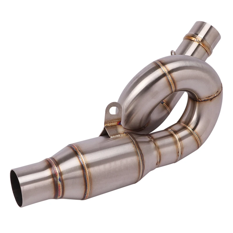 Глушитель выхлопной трубы для мотоцикла 51 мм из нержавеющей стали средняя