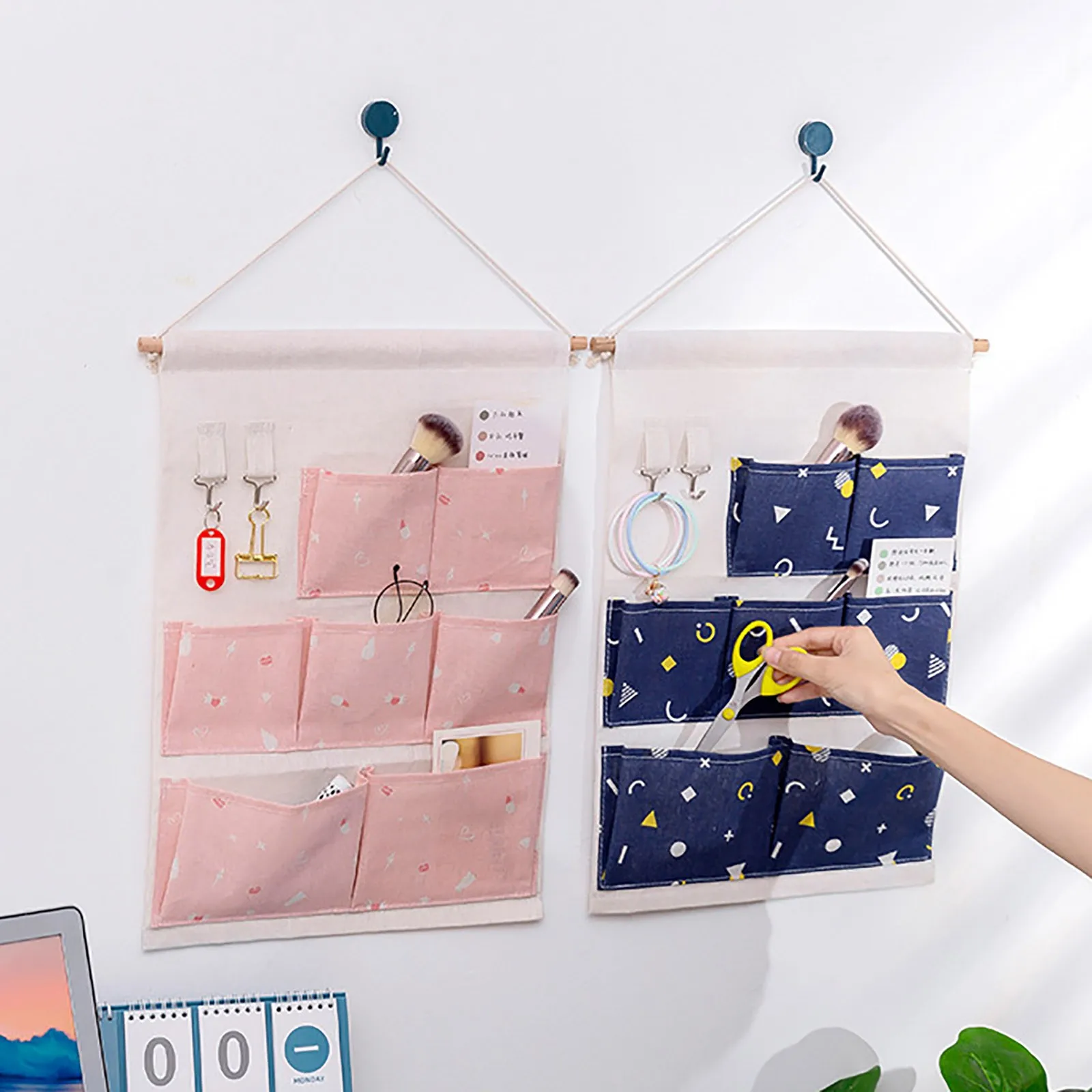 Настенная сумка 14 карманов органайзер вешалка для ванной Детская подвесная