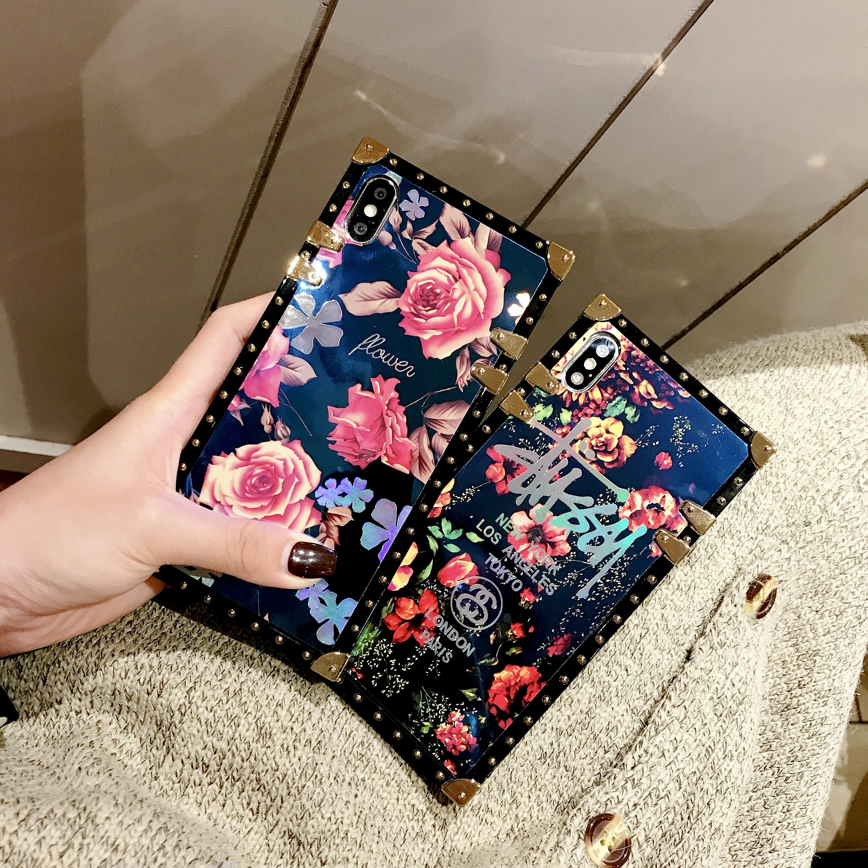 Blu-Ray цвета розового золота набор для душа huawei P20 P20Pro NOVA3 NOVA3i MATE20 MATE 20Pro квадратный