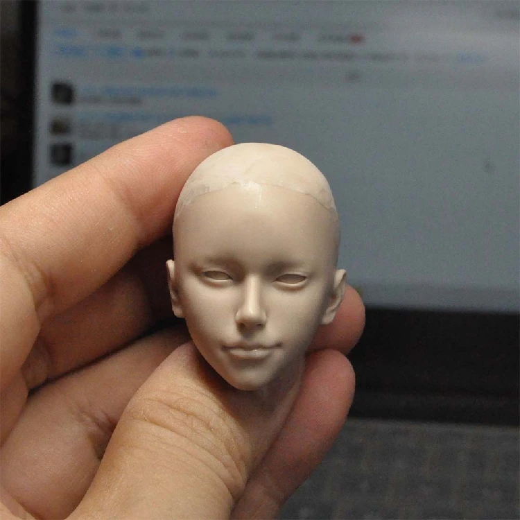 

1/6 Scale Katherine Beauty Girl Unpainted Head Models for 12''Figure Body DIY