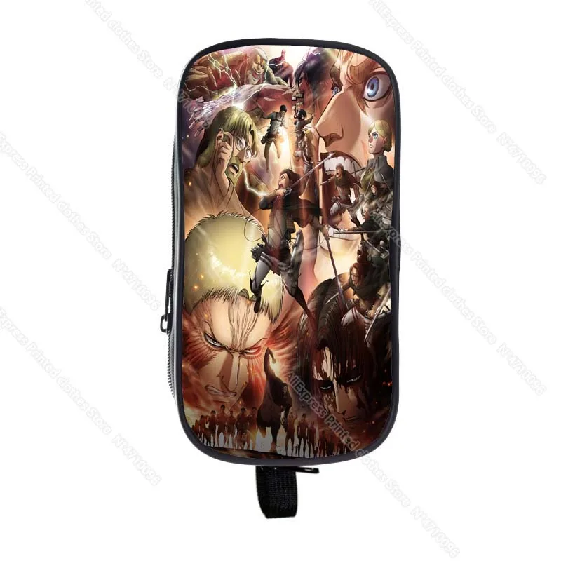Новинка чехол для карандашей атака на Титанов детский мультяшный пенал из аниме