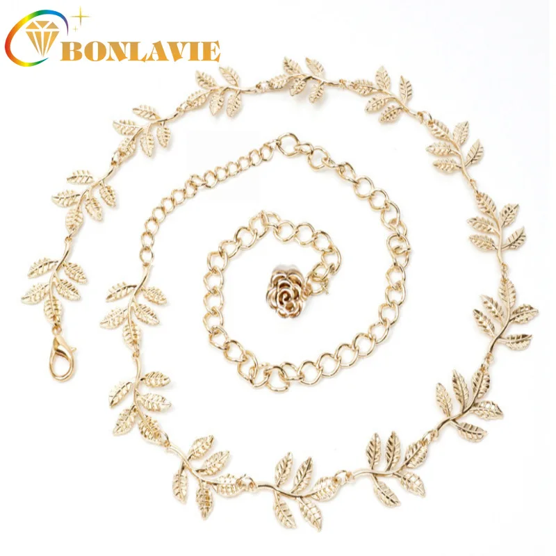 BONLAVIE аксессуары новый стиль крутая Мода для женщин длинный Клевер цепь Пояс тела