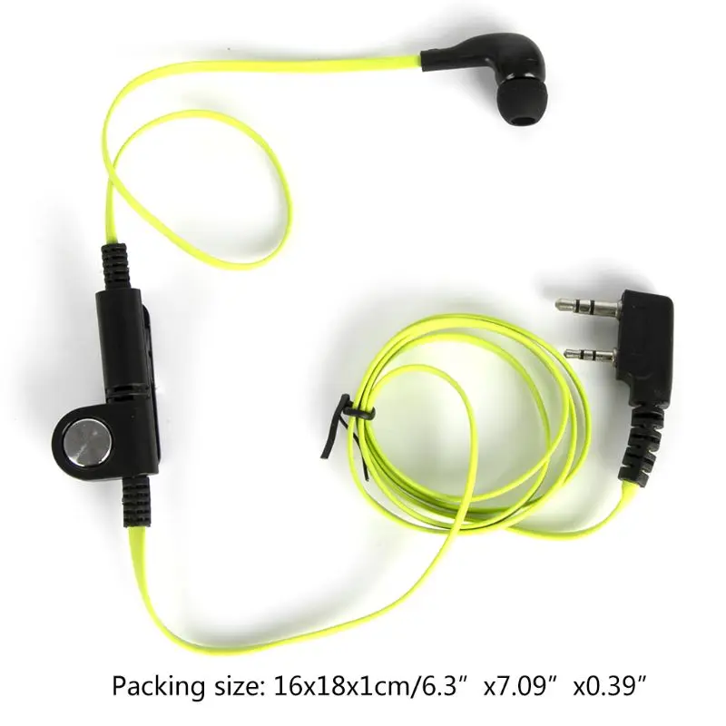 

Green Fashion Noodle Style Earbud Headphone K plug for kenwood BF888s UV Dropshipping