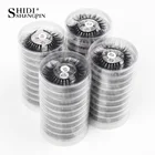 SHIDISHANGPIN 41050100 пар 3D искусственной норки ресниц оптом мягкое натуральное толстый длинный высокое качество накладные ресницы для наращивания ресниц