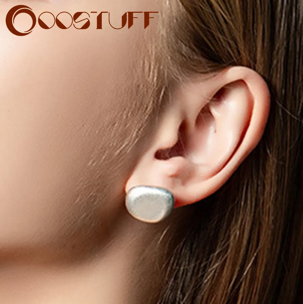 

Женские винтажные серьги-гвоздики, золотистые и Серебристые декоративные серьги-подвески в Корейском стиле, необычные украшения, 2022