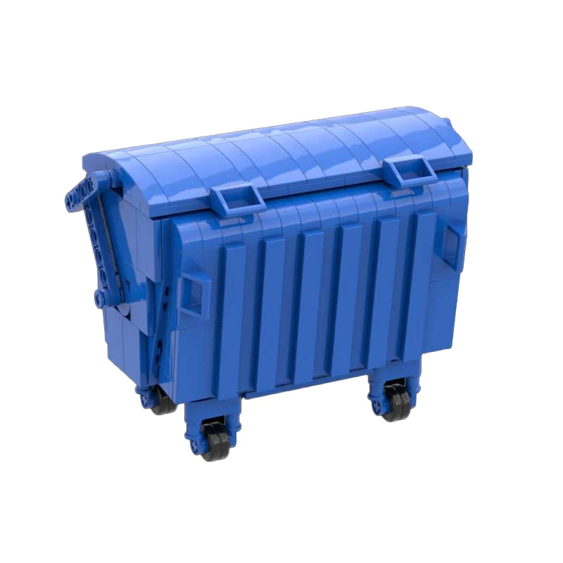

New building blocks, trash bin, battery box, luggage MOC building blocks DIY small storage boxes, children's' s gifts
