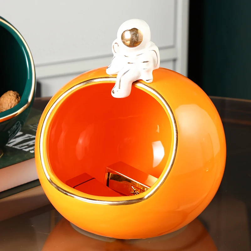 Керамический ящик для хранения астронавта эстетическое украшение дома комнаты